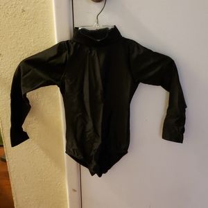 New Girls M long sleeve leotard